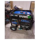 Dual Fuel 12000 peak watts  gas generator