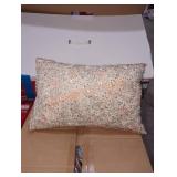 Sequin Embroidered Throw Pillow