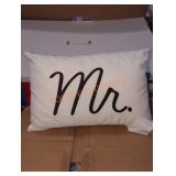 Charter Club "Mr." Embroidered Throw Pillow