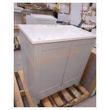 30"L Gray Vanity Sink Combo