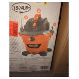 Ridgid 12 gal 5.0 peak HP wet/dry Vac