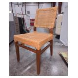 Baxton Studio Woven Dining Chairs, 2 Count