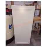 18"Wï¿½12"Dï¿½42"H White Wall Cabinet