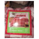 Martha Stewart flannel full/ queen duvet