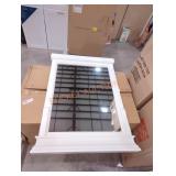 Naples 24" white mirror