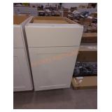 18" x 24" x 34" white kitchen cabinet base