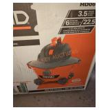 Ridgid 6 gal wet/dry Vac 3.5 peak HP