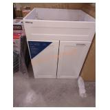 Glacier Bay 24.1"x 21.3" Laundry Sink and cabinet