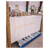 60"L Bathroom Double Vanity Cabinet Only