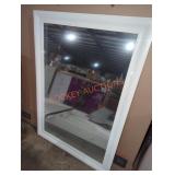 Glacier Bay white frameless mirror28.5" x 40.5"