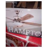 Hampton Bay 52" Ceiling Fan with Light Kit,