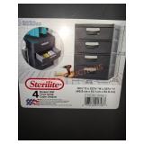 Sterilite 4 Drawer Unit