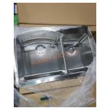 Glacier Bay Stainless Steel Double Sink with
