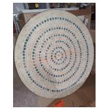 Litton Lane 27" Mother of Pearl Plate Wall Decor