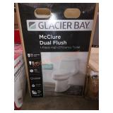 Glacier Bay 1-Piece High Efficiency Toilet