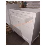 35" White Vanity Base Cabinet