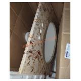 22ï¿½25 Marble Bathroom Vanity Top