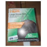 HDX 33-39 Gal Drawstring Bags, 50 pk