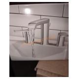 MOEN 8" Double Handle Bathroom Faucet