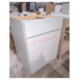 24"Wï¿½24"Dï¿½34.5"H 3-Drawer Base Cabinet