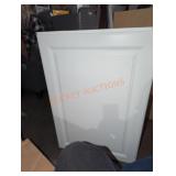 21" W x 13" D x 31" H white wall cabinet