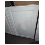 21" W x 13" D x 31" H white wall cabinet