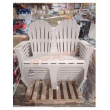 Adirondack Outdoor Plastic Bench