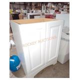 24"Wï¿½18"Dï¿½32"H White Base Cabinet