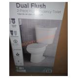 Glacier Bay pro series dual flush 2 piece toilet