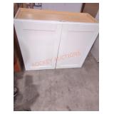 30" x 13" x 24" white wall cabinet