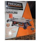 Ridgid 7" table top wet tile saw