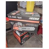 20" Echo 59.8 cc gas powered chain saw