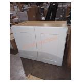 30" x 16" x 24" white wall cabinet