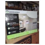 Homewerks Bath Ventilation Fan w Light