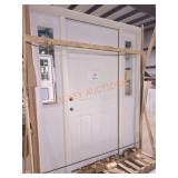 69"x84" Steel Front Door with Sidelites