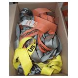 Box of Various Tie-Down Cargo Straps