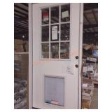 Steves & Sons Door 37"x82 with Pet Door