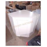 Hampton Bay 23.6x30x23.6 in. Corner Wall Cabinet