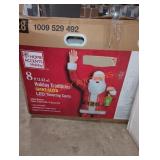 8 ft Holiday traditions giant sized towering Santa