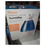 Crane ultrasonic cool mist humidifier