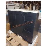 36"Wï¿½18.5"Dï¿½35"H Blue Bathroom Vanity