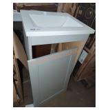 18?5"Wï¿½17"Dï¿½33"H Gray Bathroom Vanity