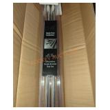 Metal rod collection 66" -120" single bracket rod