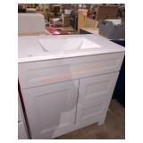 30" Gray Vanity Sink Combo