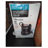 Everbilt 1/6 HP 28 gpm submersible utility pump