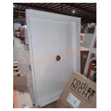 33"ï¿½48" Middle Drain Shower Base