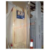 1" solid pine bifold doors 36" x 80"