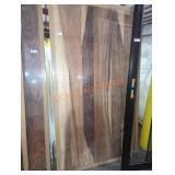 40" x 75" brown wooden slab butcher block