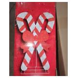 Home Accents 5ft Candy Canes with Bow