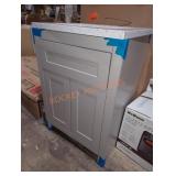 24"Wï¿½18.5"Dï¿½35.5"H Gray Bathroom Vanity